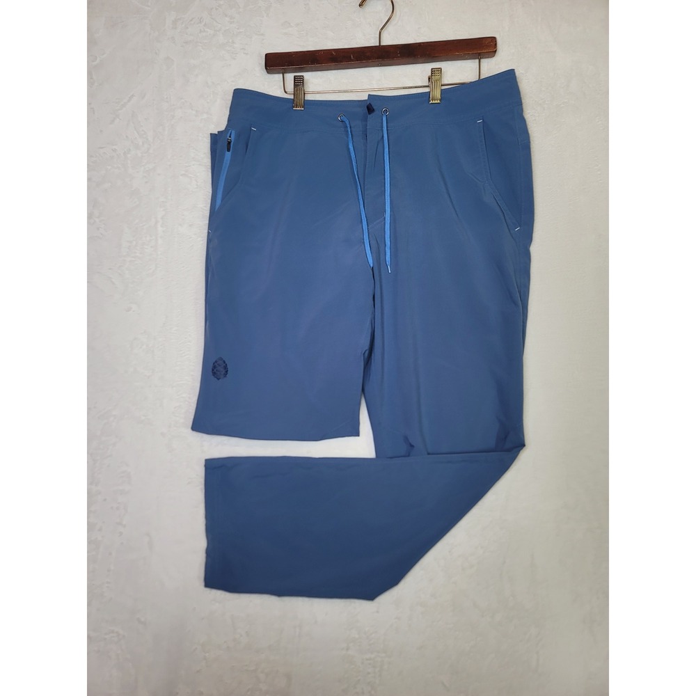 Stio Rivet Eco Core 34R Blue Technical Hiking Outdoor Stretch Pants Recycled